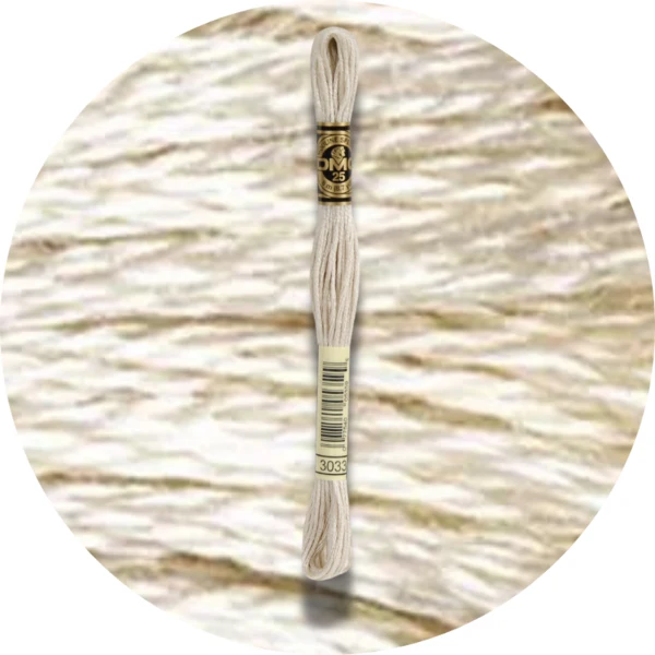 DMC Mouliné Spécial 25 Broderigarn, Ensfarvet, Neutrale nuancer